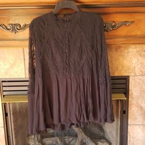 Black AE lace blouse